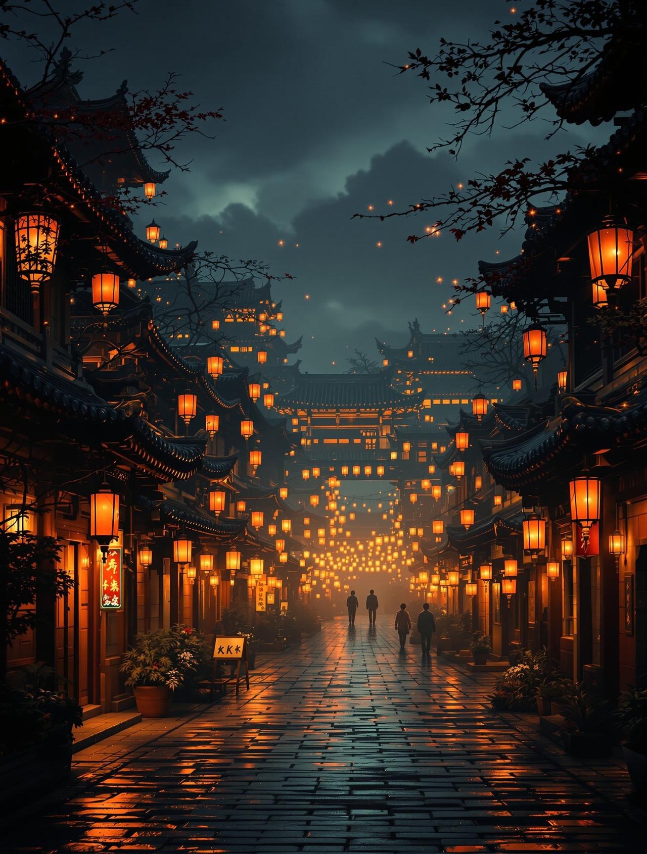 七七影视出品长安风云录海报